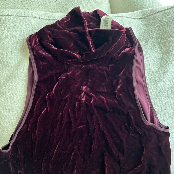 Wilfred womens deep burgundy velvet dress size medium BNWT - Picture 2 of 6